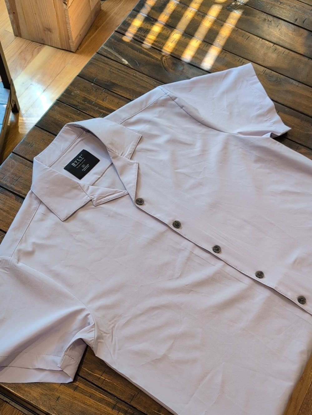 BYLT Paloma Shirt Camp Collar Button Down - Picture 4 of 8